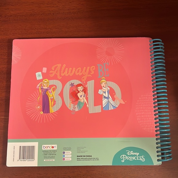 Girl Power Disney Princess Spiral Bound - A personalized journal/activity book! - Picture 16 of 16